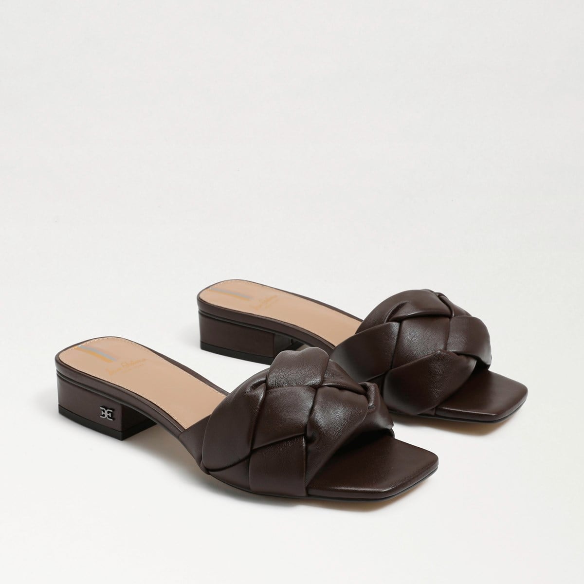Sam Edelman Dawson Slide Sandal Dark Chocolate Leather 69UyluMl