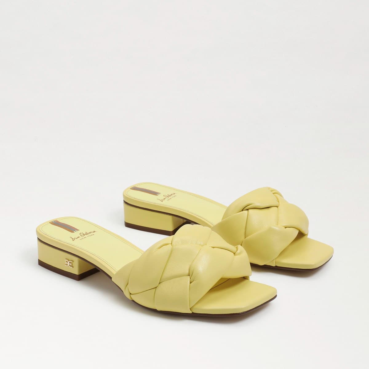 Sam Edelman Dawson Slide Sandal Butter Yellow Leather CiO7Lj7Y