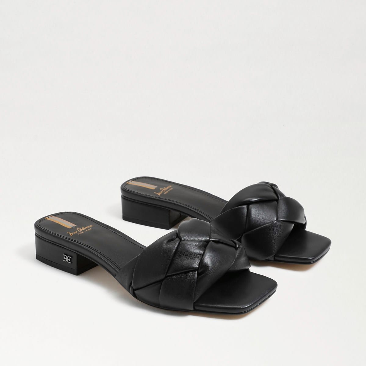 Sam Edelman Dawson Slide Sandal Black Leather UFUcQbs5