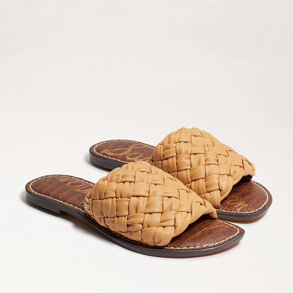 Sam Edelman Griffin Woven Slide Sandal Natural Sand Leather pCkF