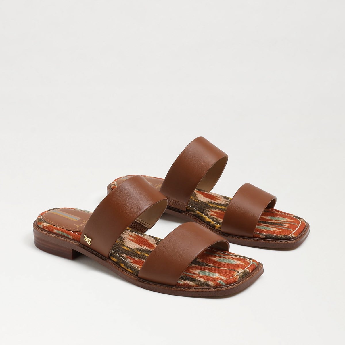 Sam Edelman Haydee Stitch Slide Sandal Saddle Multi HCC9ohrH