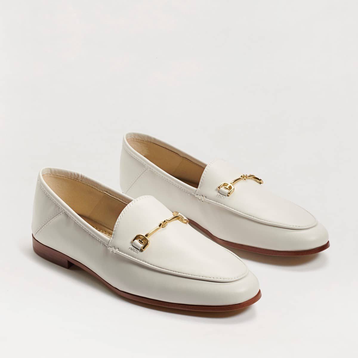 Sam Edelman Loraine Bit Loafer White Leather XdBGODQS