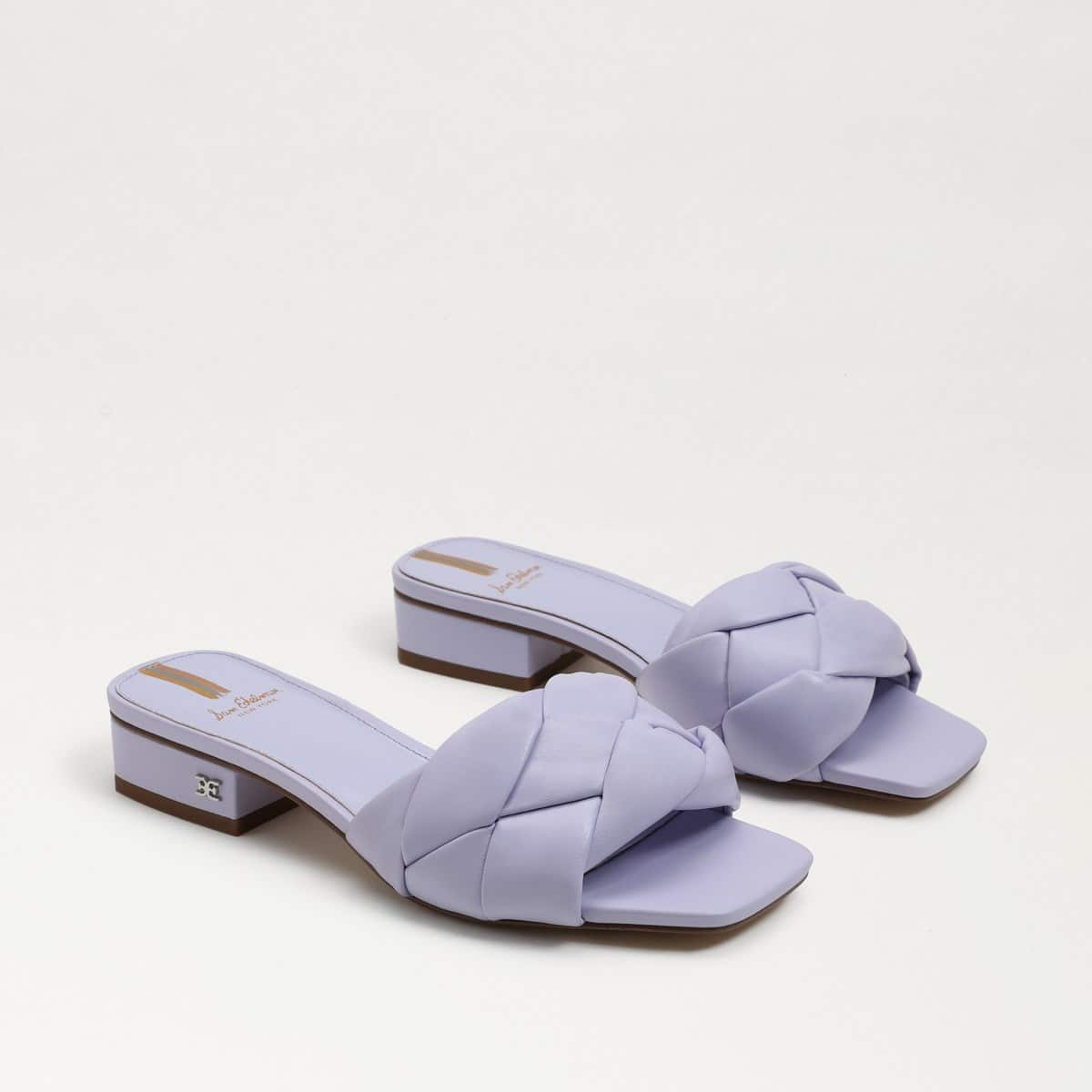 Sam Edelman Dawson Slide Sandal Misty Lilac Leather aOf7My6K