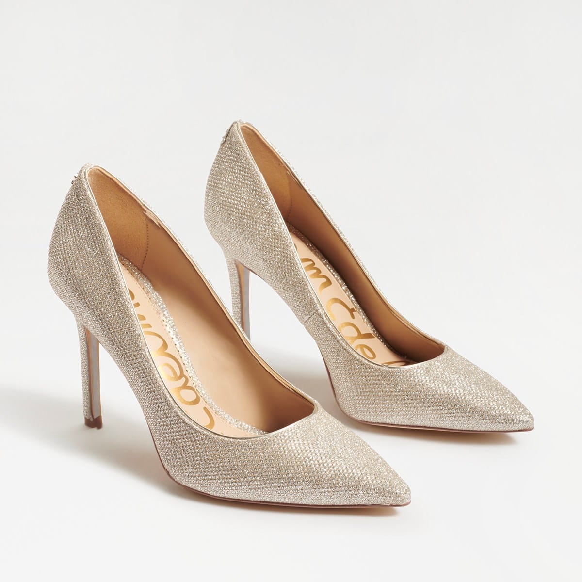 Sam Edelman Hazel Pointed Toe Heel Light Gold Mesh pqSLlkFz